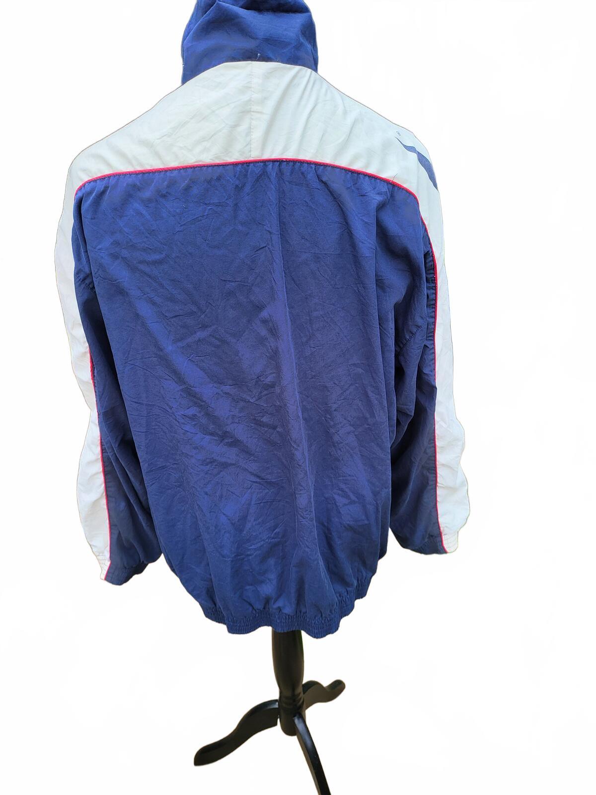 Vintage 90s Reebok Vector Track Jacket Windbreaker Extra Large XL