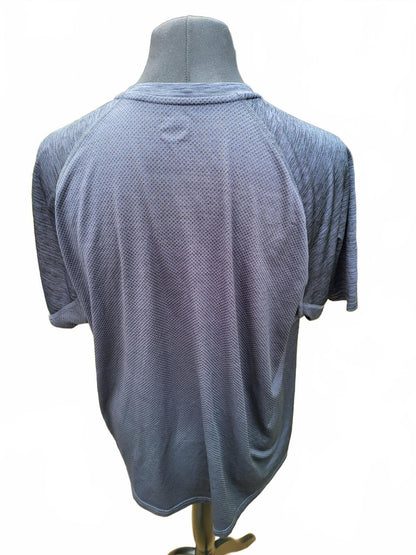 FILA Men's Dark Grey Heather Activewear T-Shirt - Size 3XL