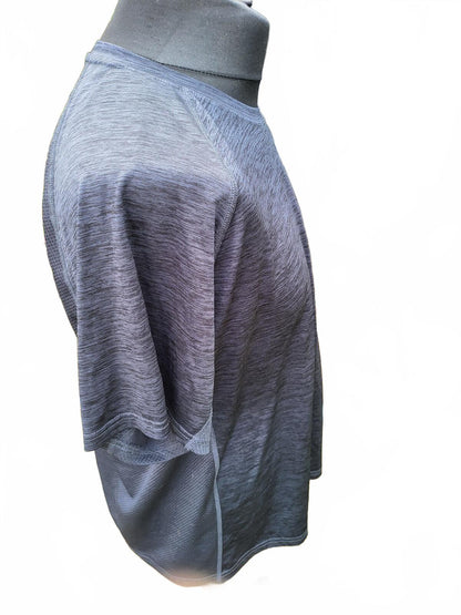 FILA Men's Dark Grey Heather Activewear T-Shirt - Size 3XL
