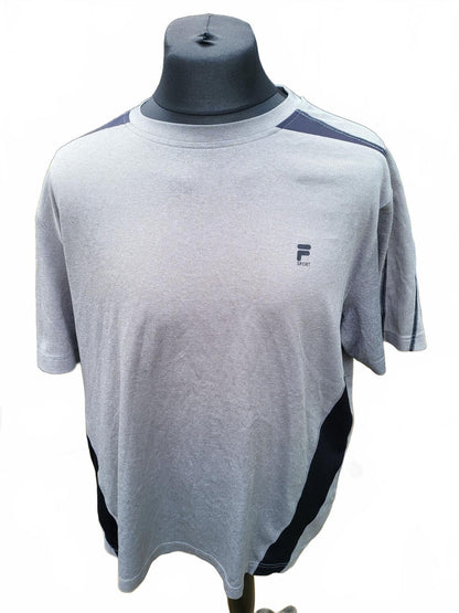 Grey Fila Sport Performance Training T-Shirt • Size XXL