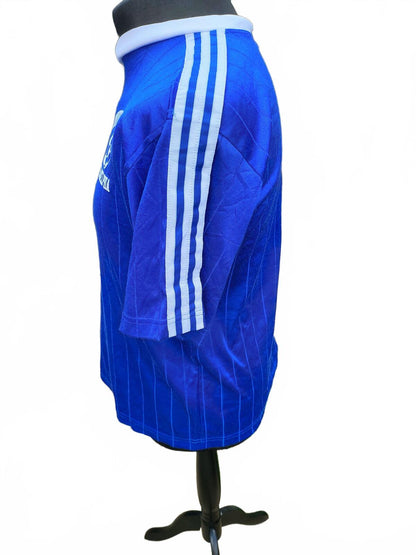 Vintage Adidas Community College Philadelphia Soccer Jersey Blue Size Large