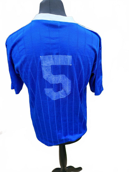 Vintage Adidas Community College Philadelphia Soccer Jersey Blue Size Large