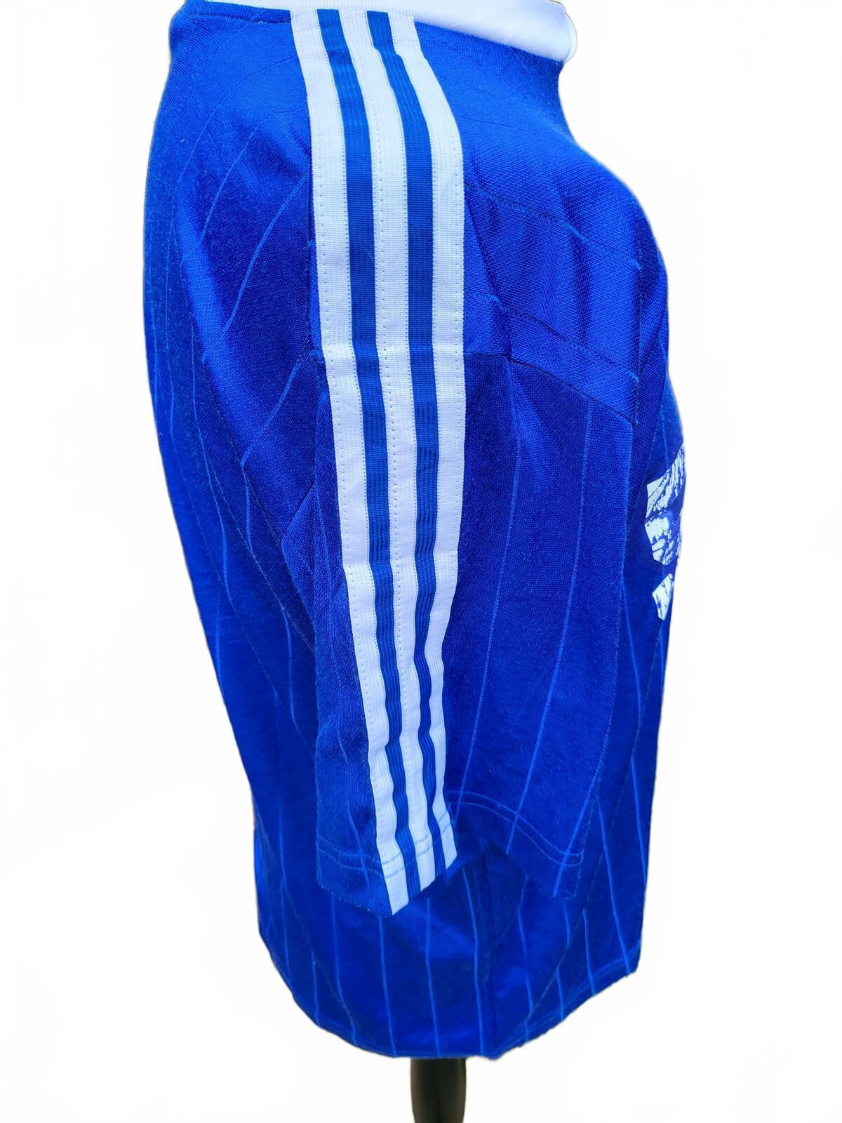 Vintage Adidas Community College Philadelphia Soccer Jersey Blue Size Large