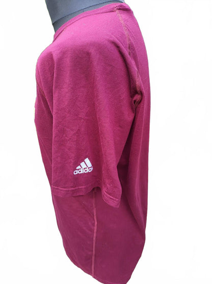 Adidas Bloomington North Track & Field Burgundy T-Shirt - XL