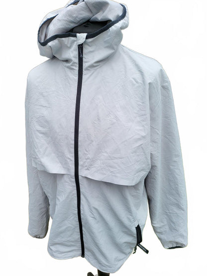 Champion Packable Windbreaker Jacket Light Beige / Black - Size XL