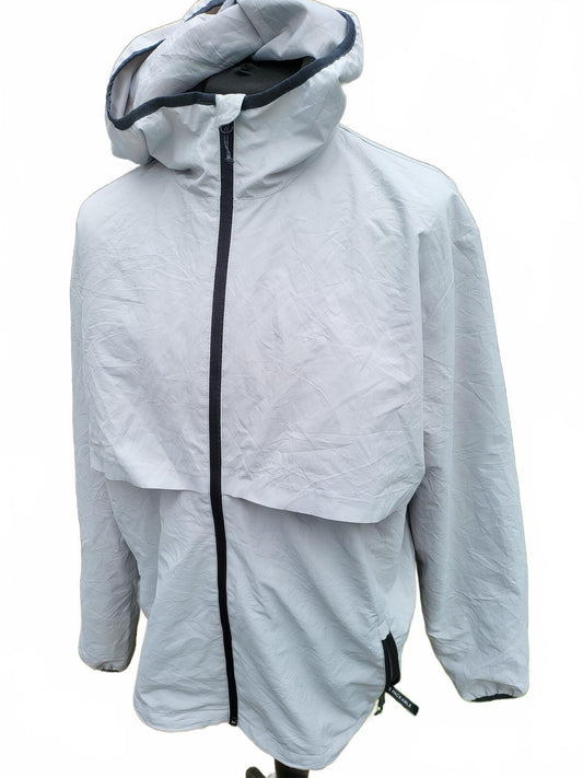 Champion Packable Windbreaker Jacket Light Beige / Black - Size XL
