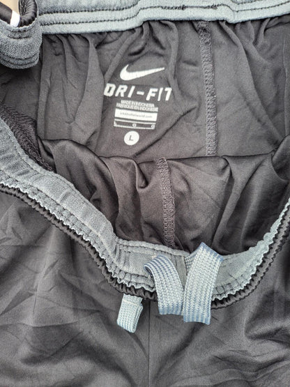 Nike Dri-FIT Men's Athletic Shorts Size L Black and Grey