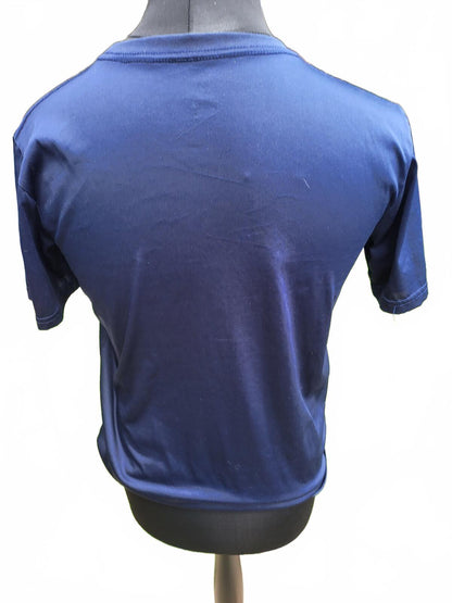 Jordan Navy Blue Short Sleeve T-Shirt with Jumpman Logo - Small