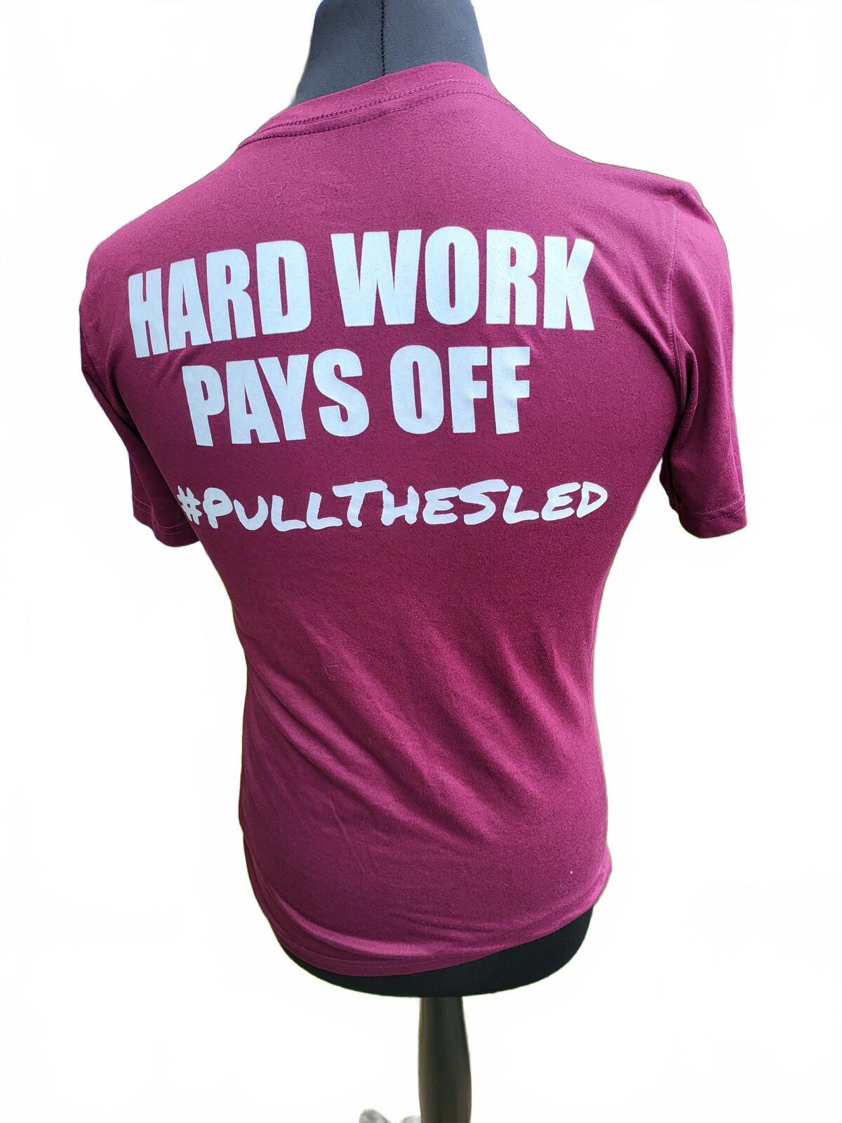 Nike Husky Strength Graphic T-Shirt Maroon - Small