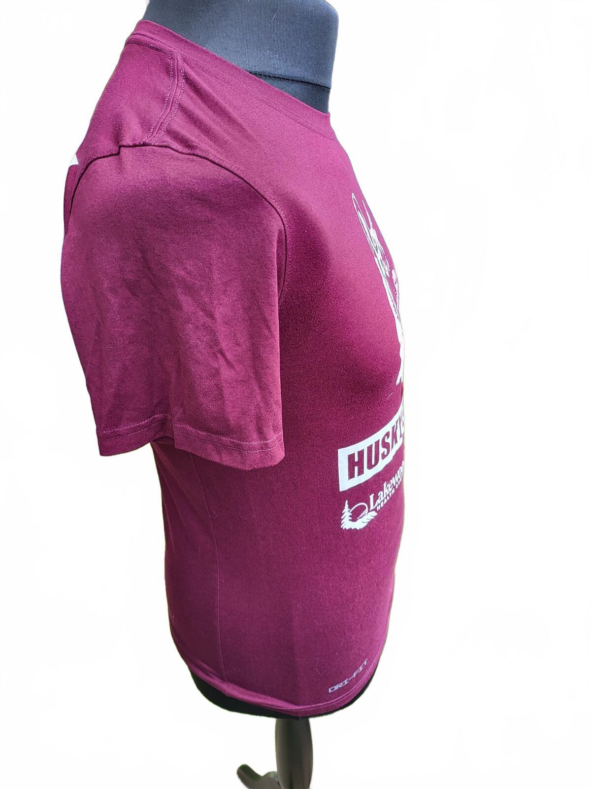 Nike Husky Strength Graphic T-Shirt Maroon - Small