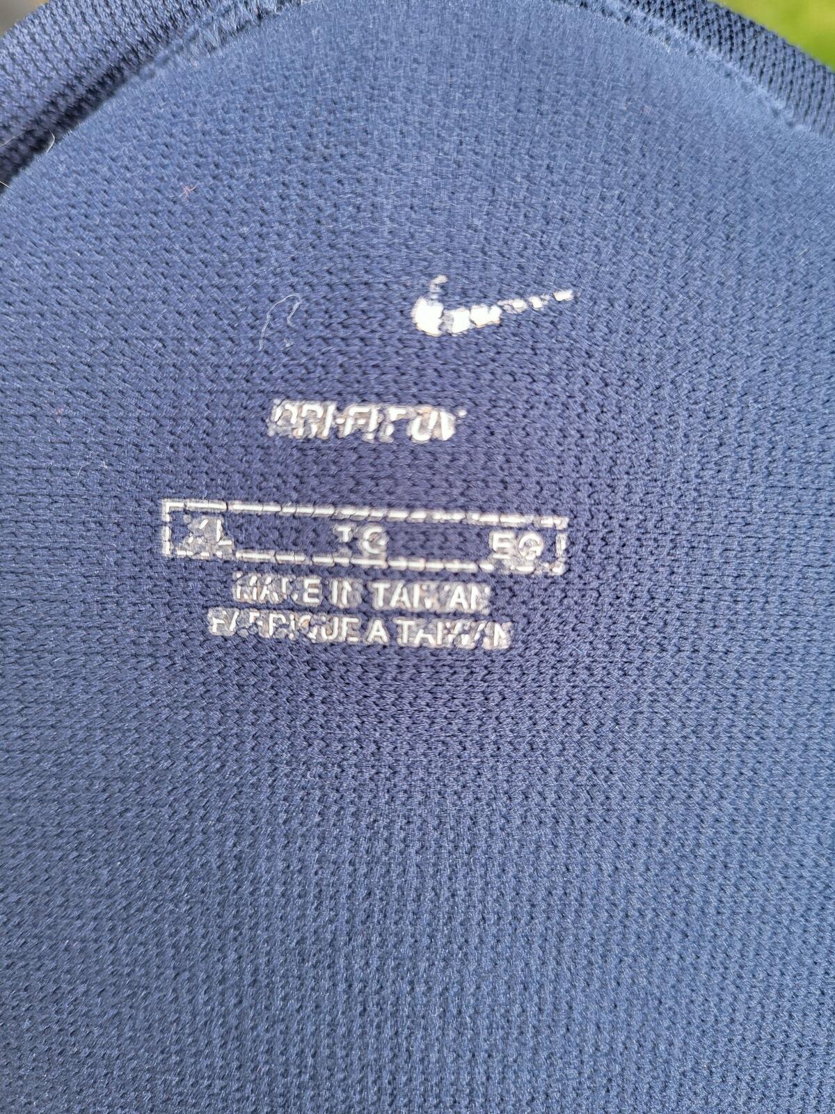 Nike Blue and White Short Sleeve Sports T-Shirt - Extra Large XL