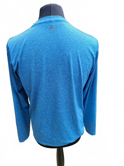 Fila Long Sleeve Blue Performance Shirt - Medium