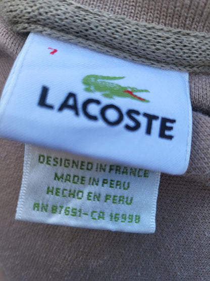 Lacoste Classic Brown Polo Shirt Size 7 - XL