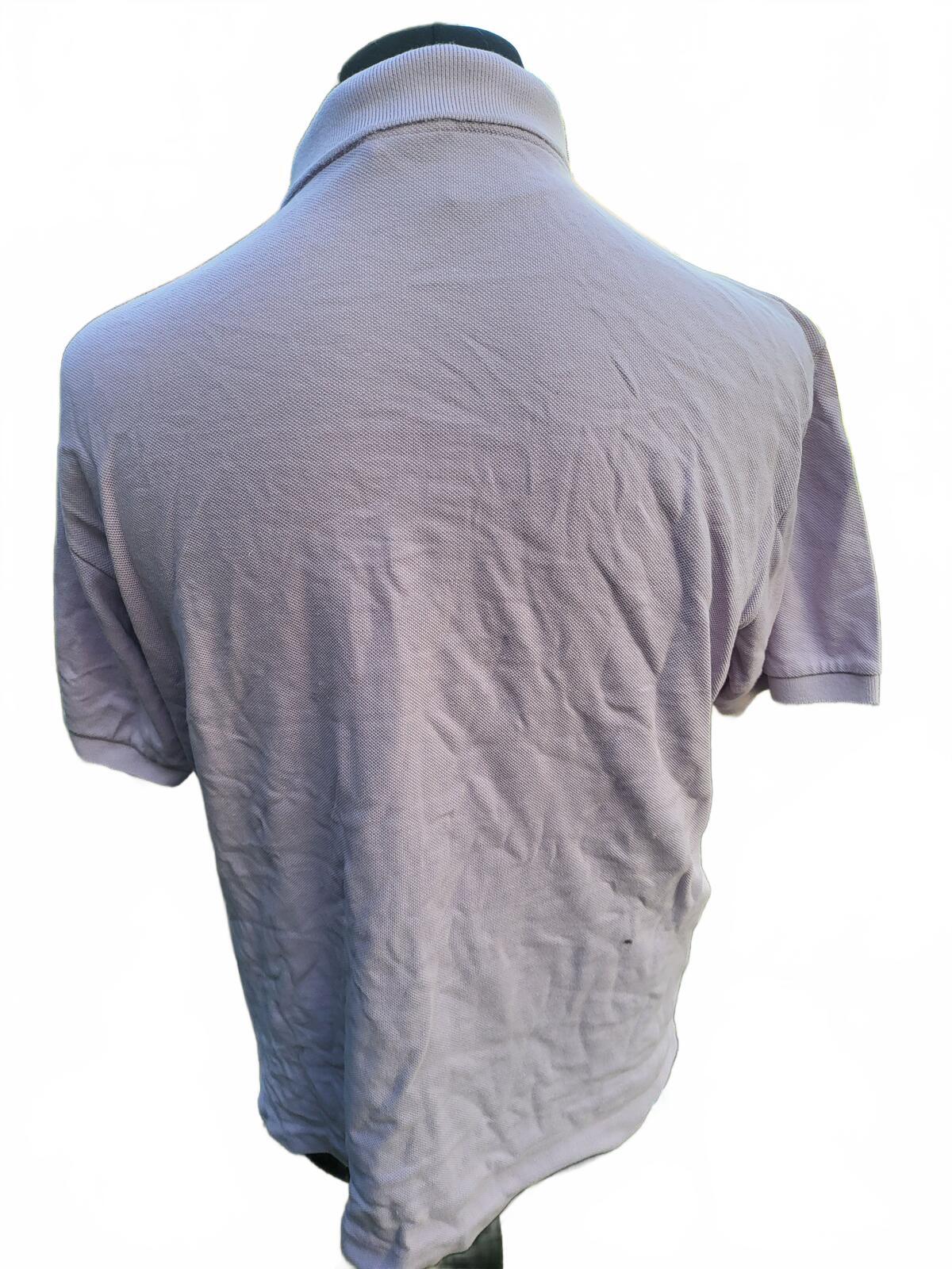 Lacoste Classic Polo Shirt in Light Purple - Size 6 / Large