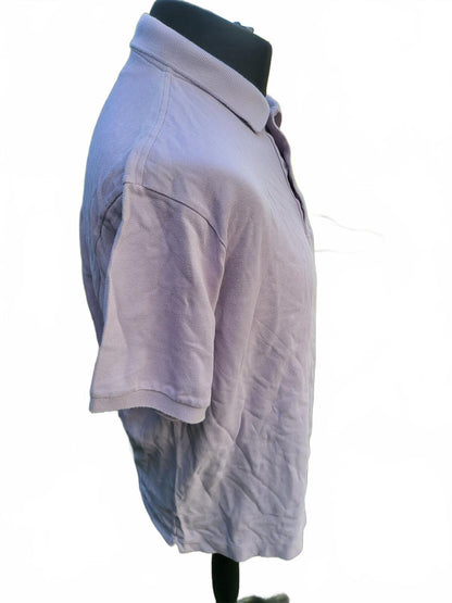Lacoste Classic Polo Shirt in Light Purple - Size 6 / Large