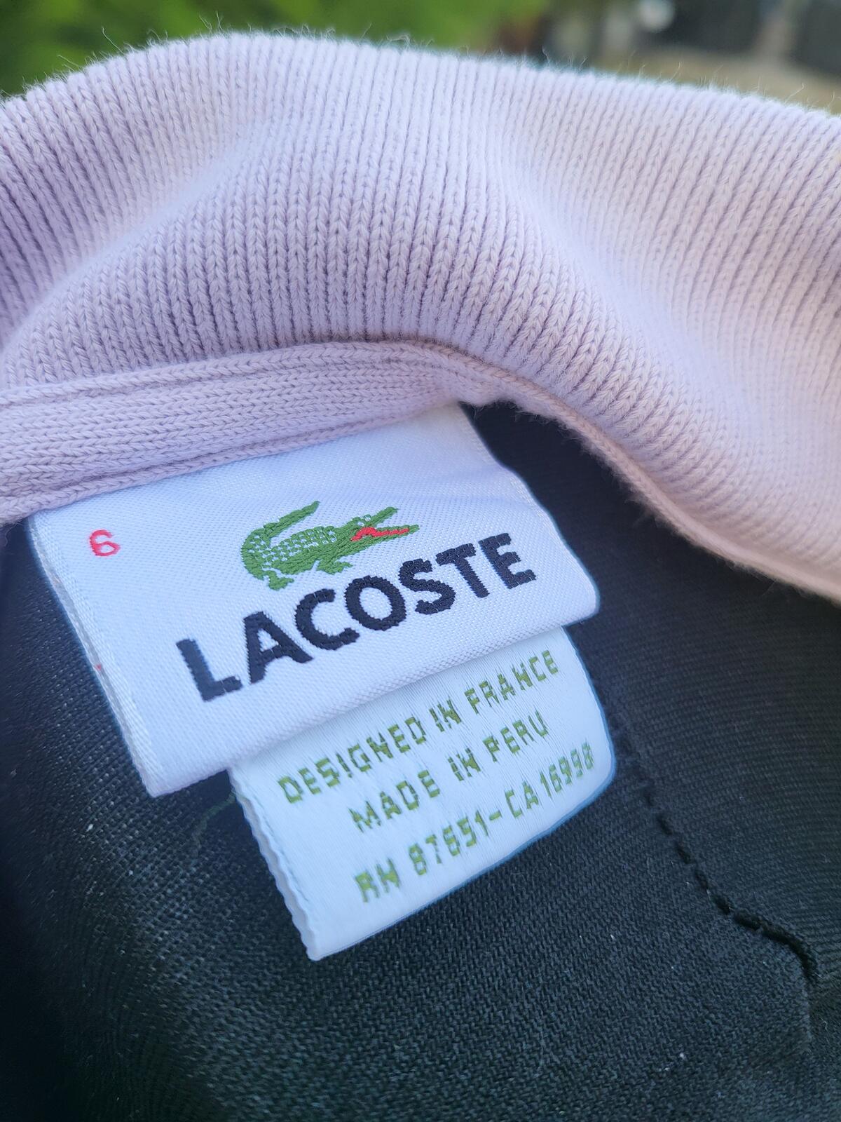 Lacoste Classic Polo Shirt in Light Purple - Size 6 / Large
