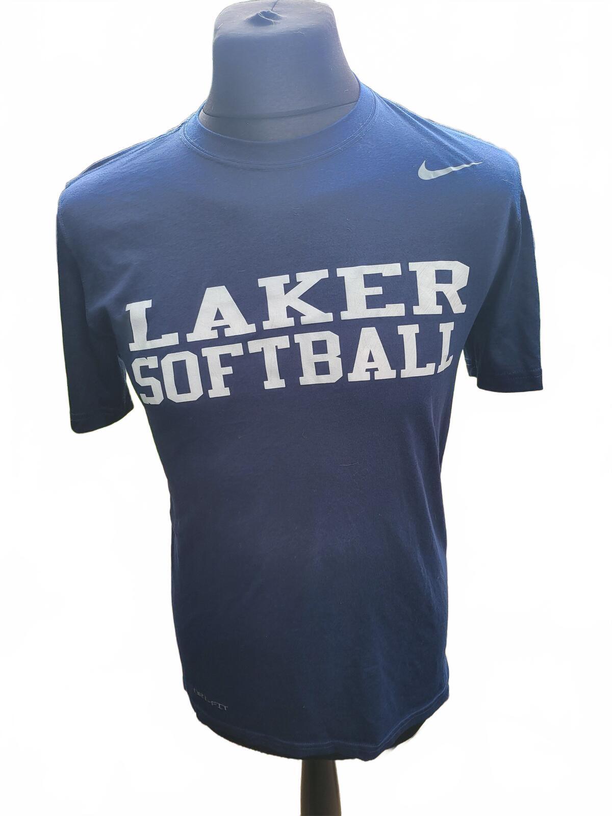Nike Laker Softball Navy Blue T-Shirt - Medium