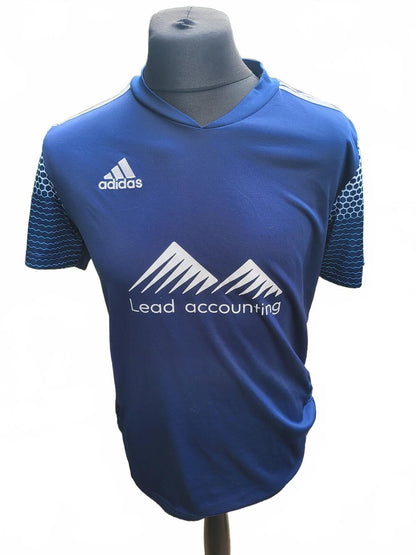 Adidas Blue Lead Accounting Sports Jersey Size M