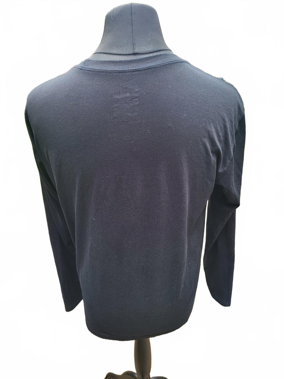 Nike Long Sleeve Black Athletic Shirt - XL