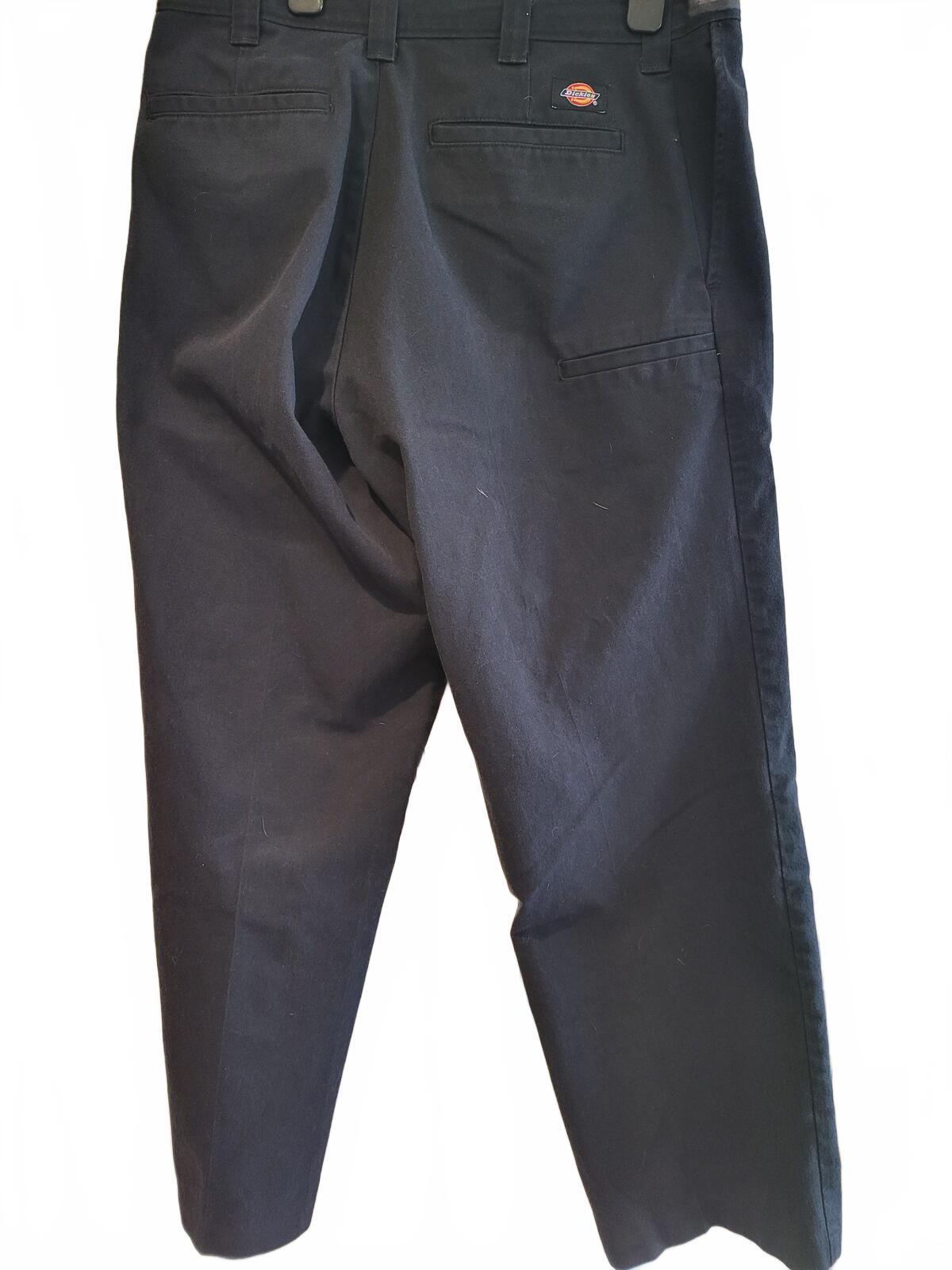 Dickies WP150 Flex Slim Fit Tapered Work Pants - Black - 32x30 (Preloved)