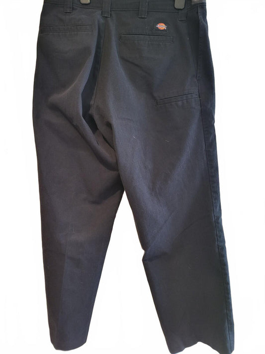 Dickies WP150 Flex Slim Fit Tapered Work Pants - Black - 32x30 (Preloved)