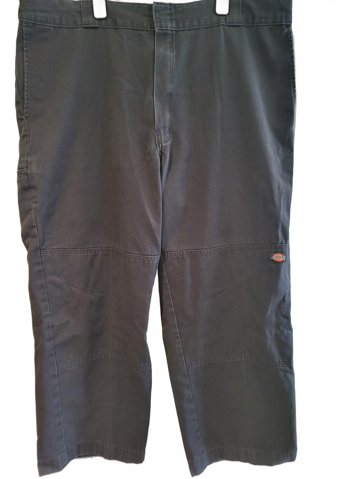 Dickies Loose Fit Straight Leg Work Pants - Black - 42x28 (Preloved)