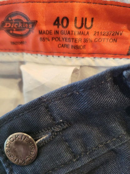 Dickies 874 Original Fit Work Pants - Navy Blue - 40x32 (Preloved)