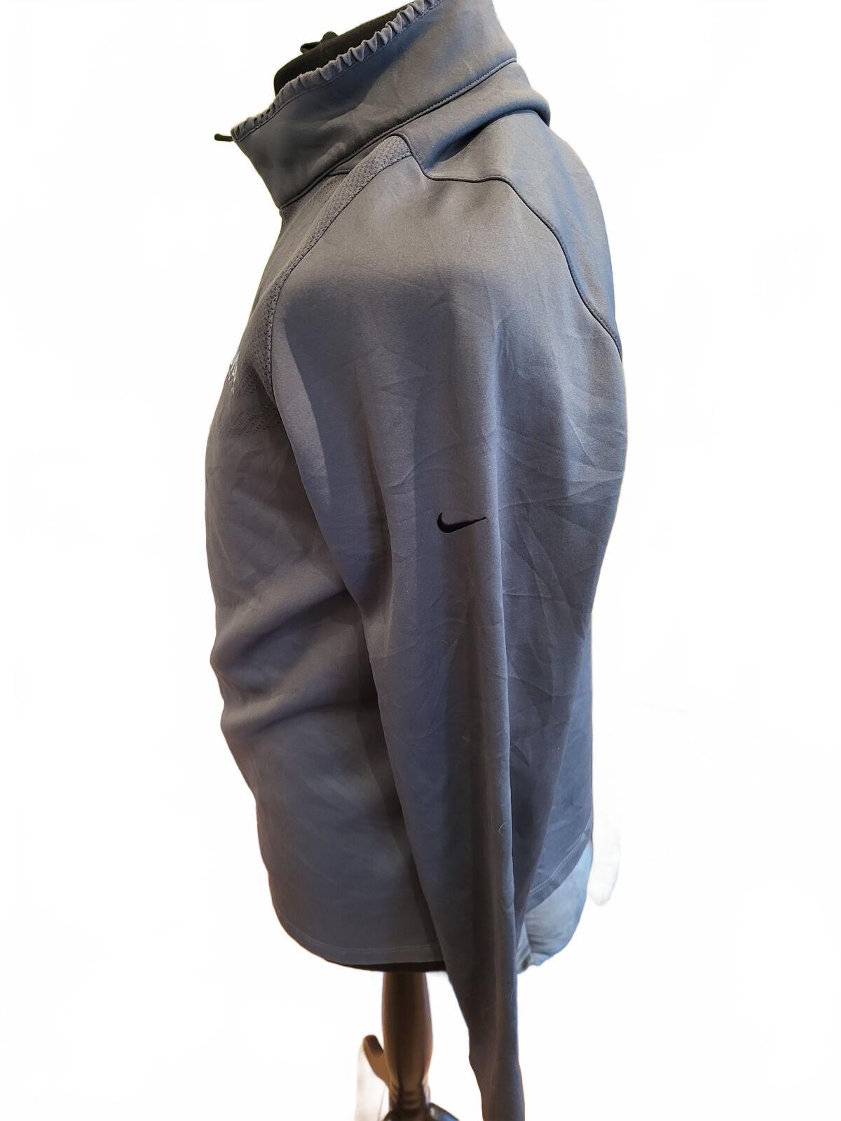Nike Golf Dri-FIT 1/4 Zip Pullover Jacket - Grey - Men's Size Large (Preloved)