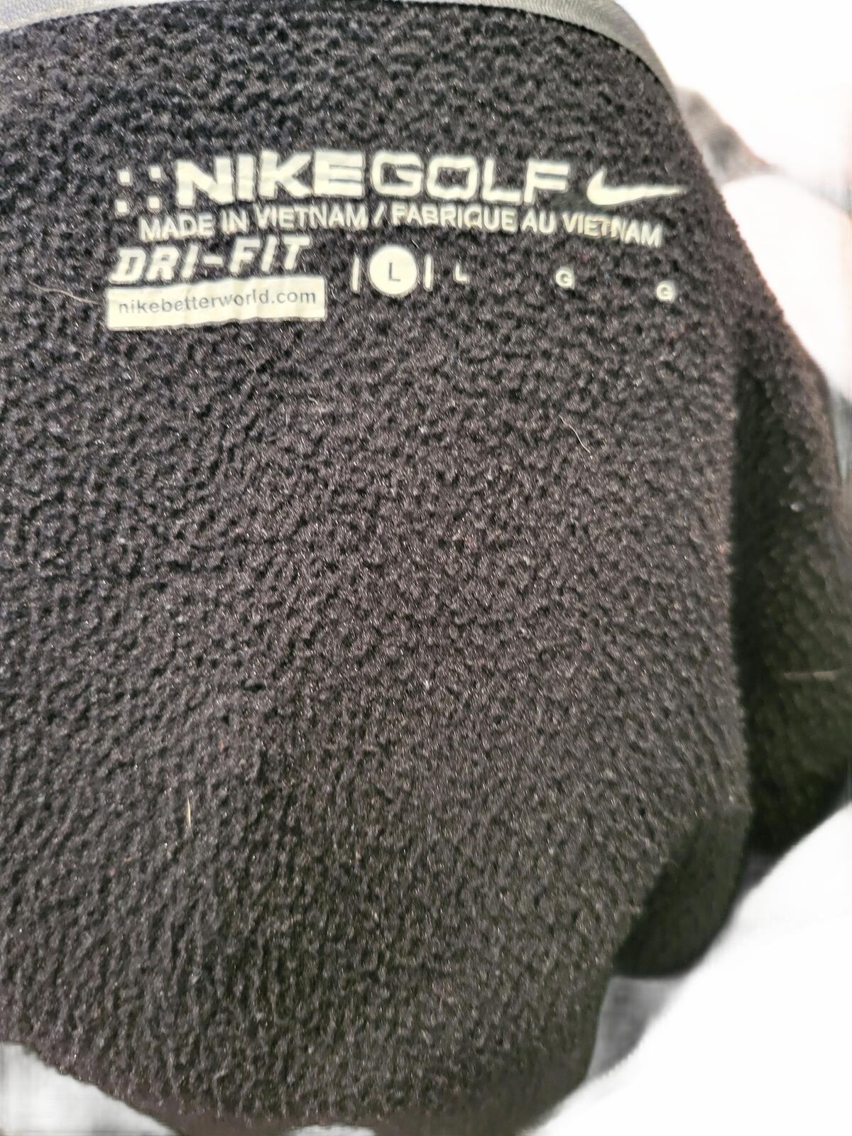 Nike Golf Dri-FIT 1/4 Zip Pullover Jacket - Grey - Men's Size Large (Preloved)