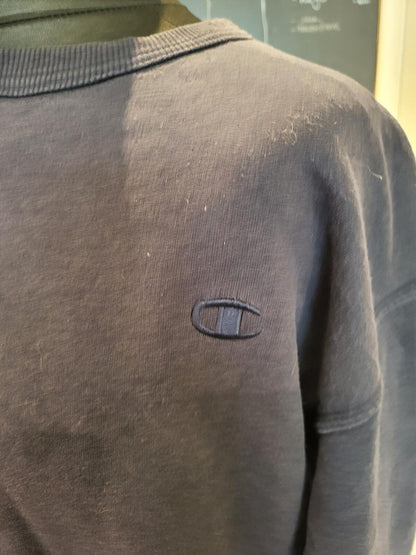 Champion Navy Blue Crewneck Sweatshirt - XL
