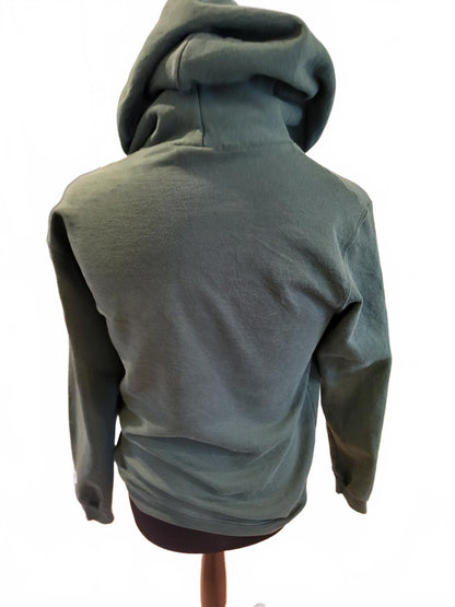Unisex Green Hoodie with Lace-up / Kangaroo Pocket - YXL - Youth Extra Large