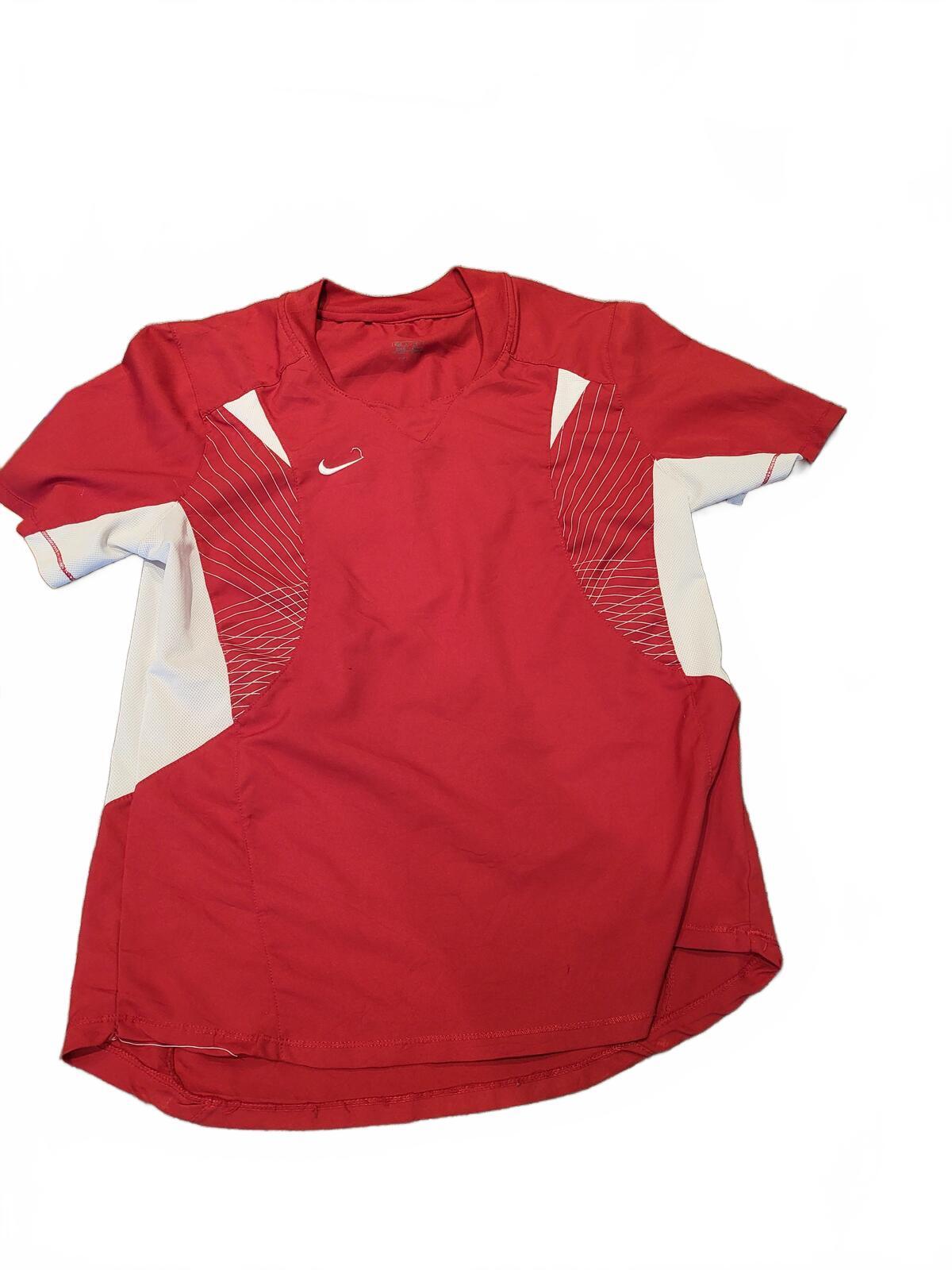Women's Nike Red and White Sports Jersey with Number 2 - 4-6 Extra Small