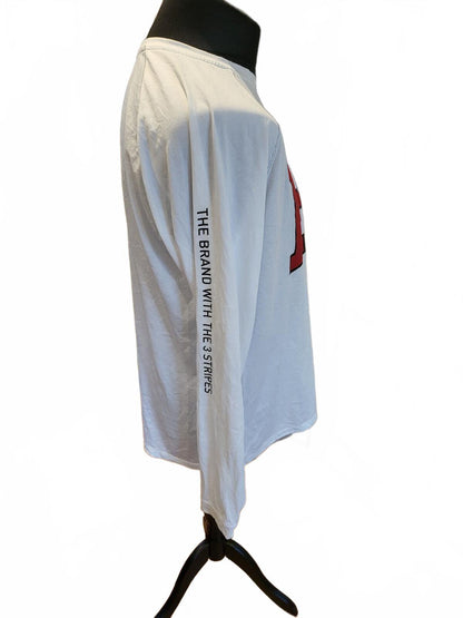 Adidas Rutgers University  Tee - White - Men's Large