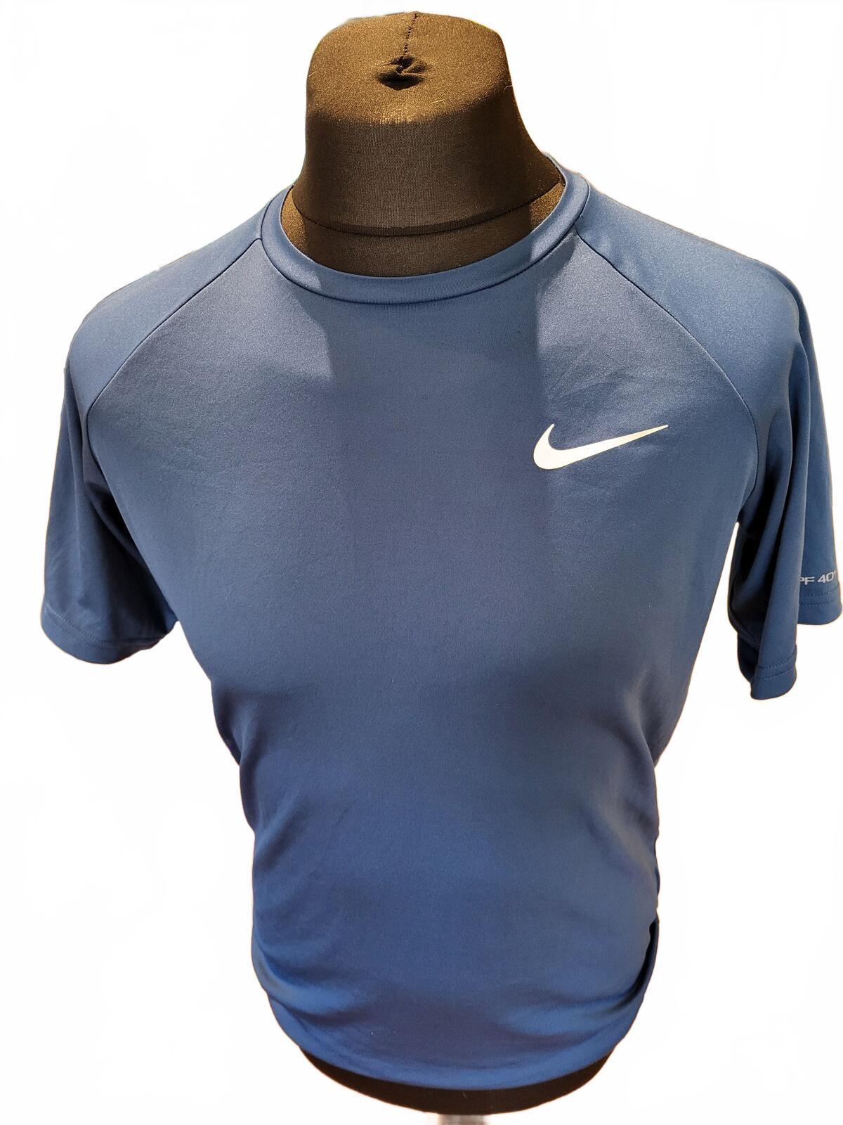 Nike Blue Custom Rehab UPF 40+ Short Sleeve Athletic Shirt - Small
