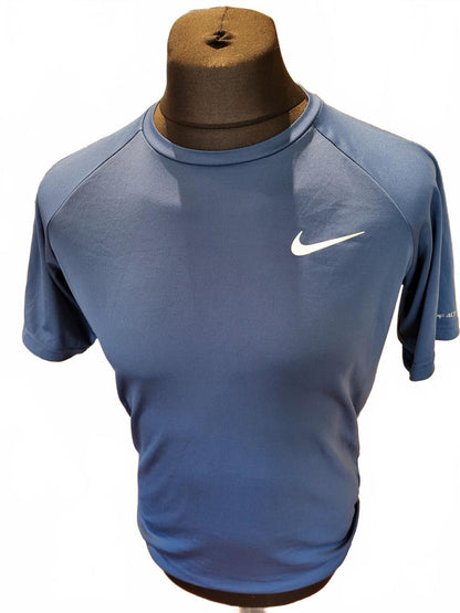Nike Blue Custom Rehab UPF 40+ Short Sleeve Athletic Shirt - Small