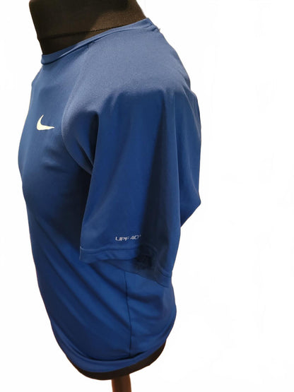 Nike Blue Custom Rehab UPF 40+ Short Sleeve Athletic Shirt - Small