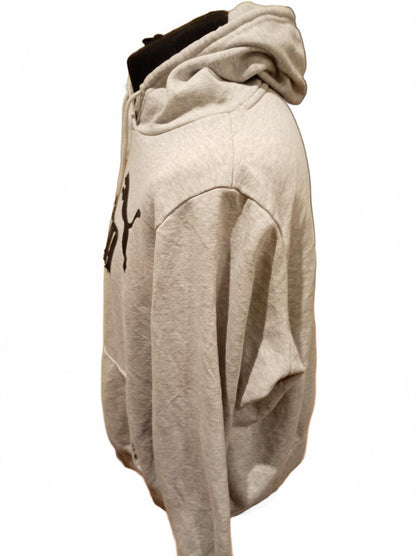 Women's Puma Classic Grey Hoodie with Black Logo - Size 18