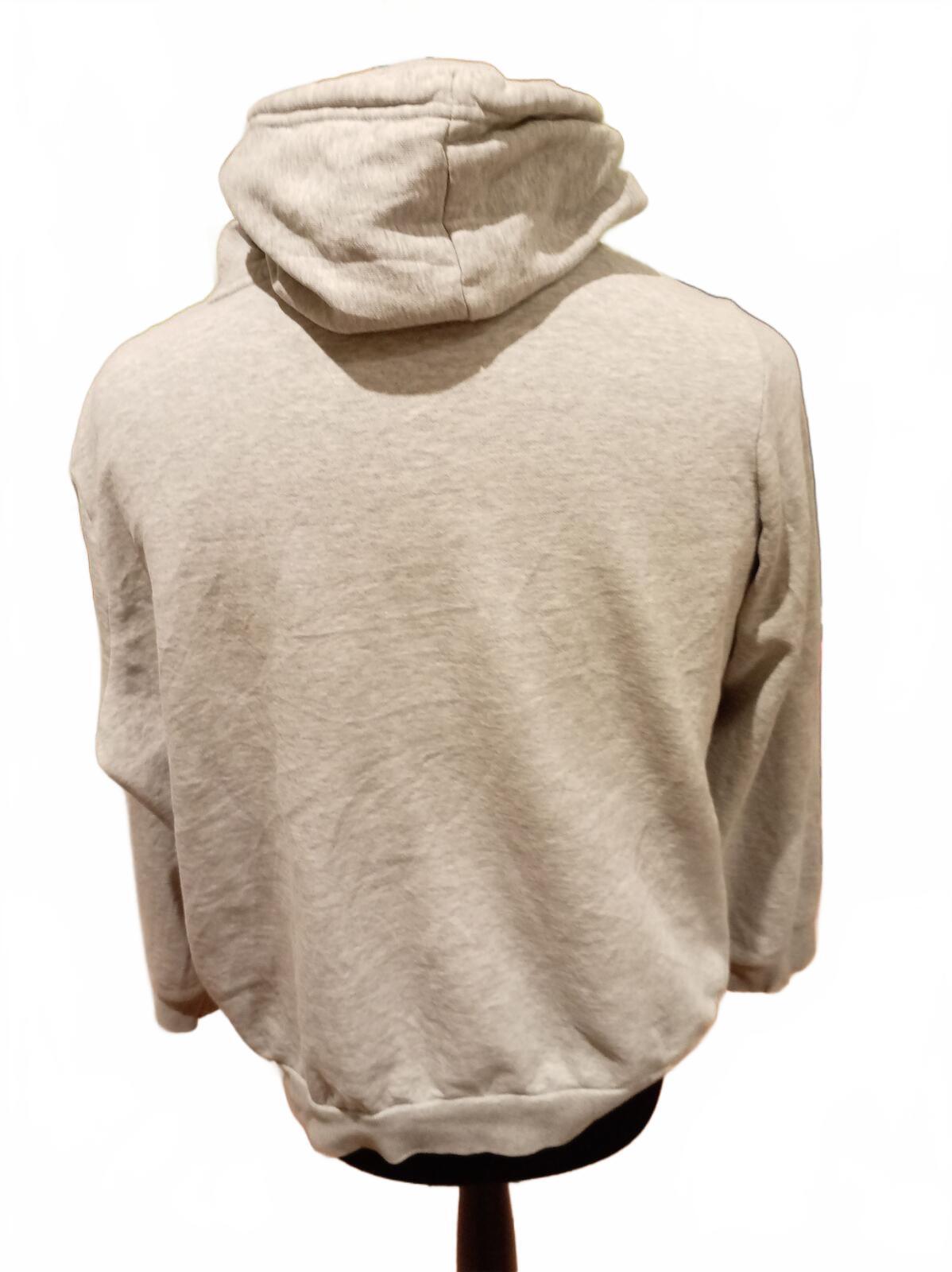 Women's Puma Classic Grey Hoodie with Black Logo - Size 18