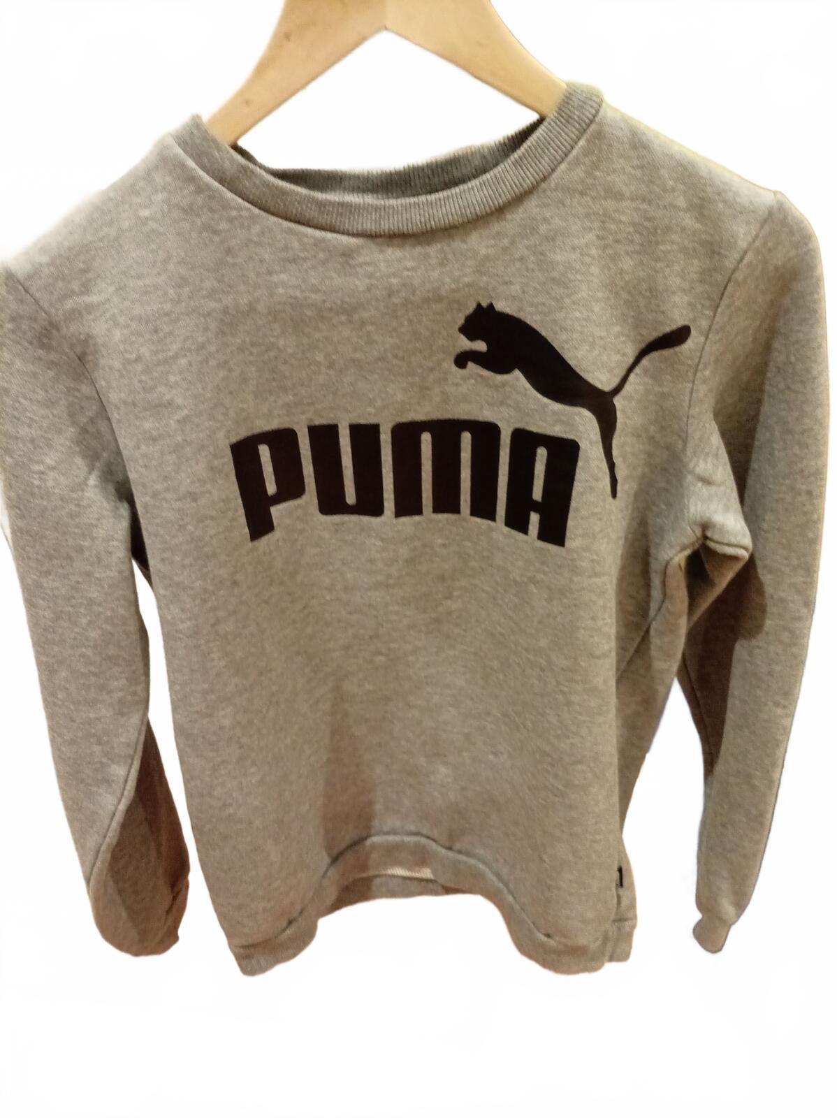 Puma Grey Crewneck Sweatshirt - Aged 13 to 14