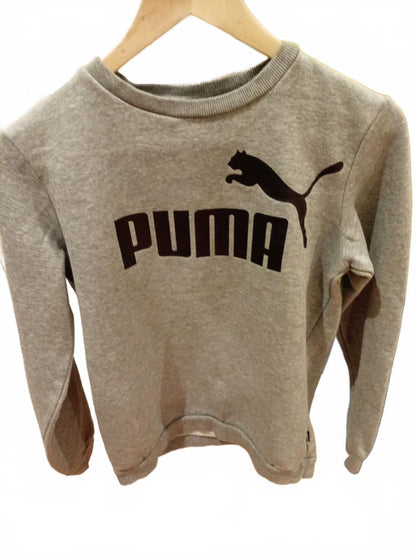 Puma Grey Crewneck Sweatshirt - Aged 13 to 14