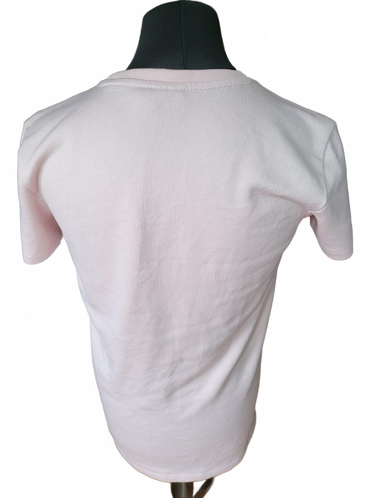 Adidas Originals Pastel Pink Trefoil Pique Tee Dress - Size 10