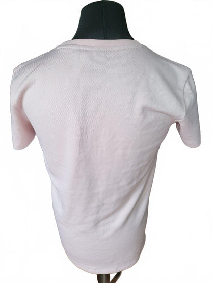 Adidas Originals Pastel Pink Trefoil Pique Tee Dress - Size 10