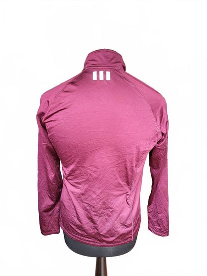 Adidas Golf Long Sleeve Half Zip Top YOUTH Large Burgundy