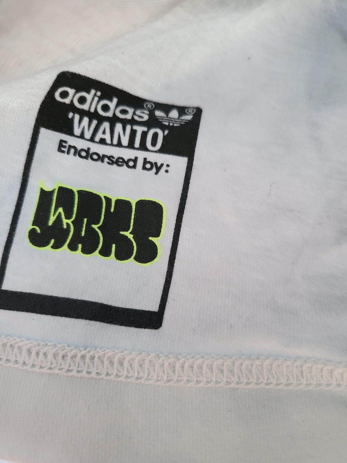 Rare Adidas Originals x WANTO Japanese Graffiti Graphic T-Shirt - XL