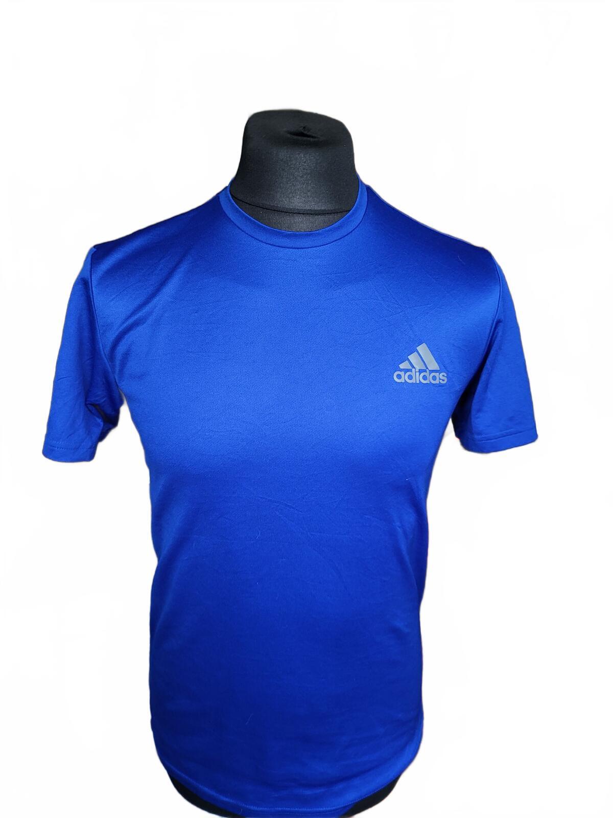 Adidas Blue Short Sleeve T-Shirt - Small