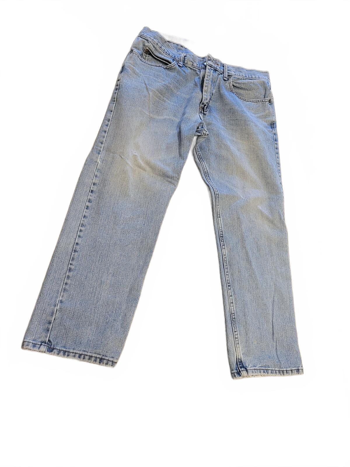 Lee Men’s Regular Fit Straight Leg Jeans – Blue Denim – Size W36 L29