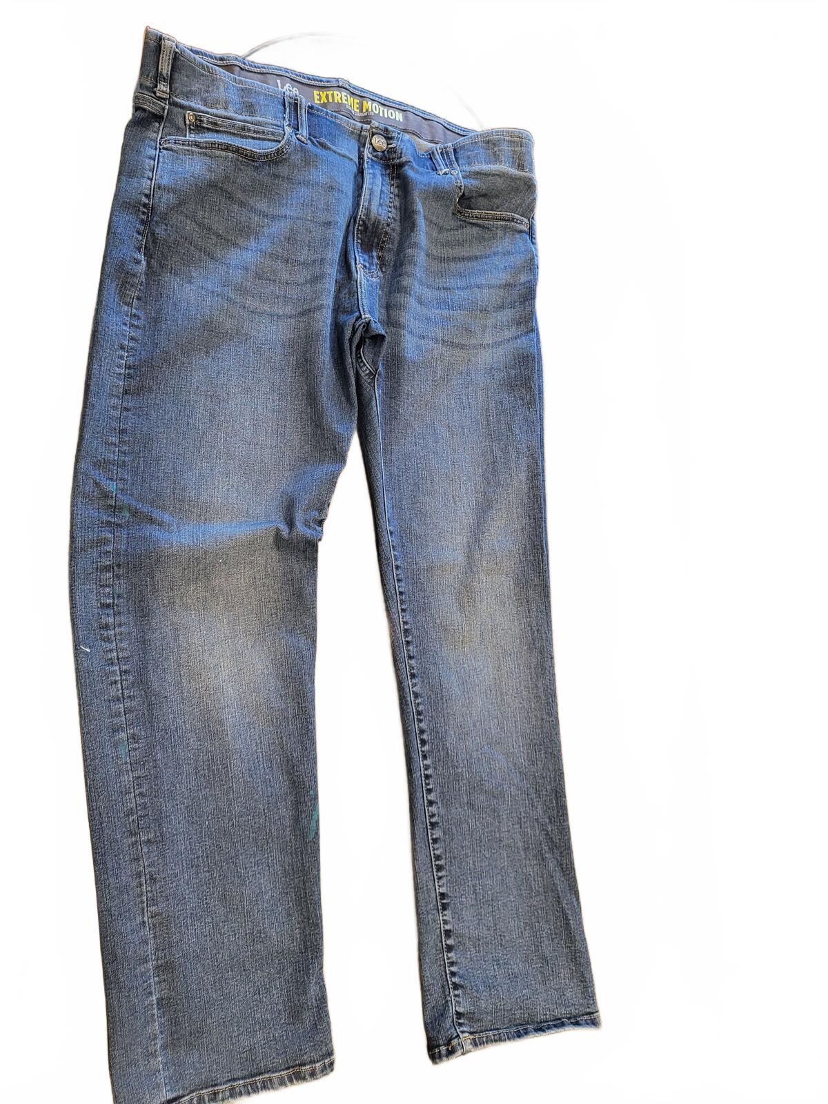 Lee Extreme Motion Jeans 38x32 – Stretch Denim – Straight Fit – Blue