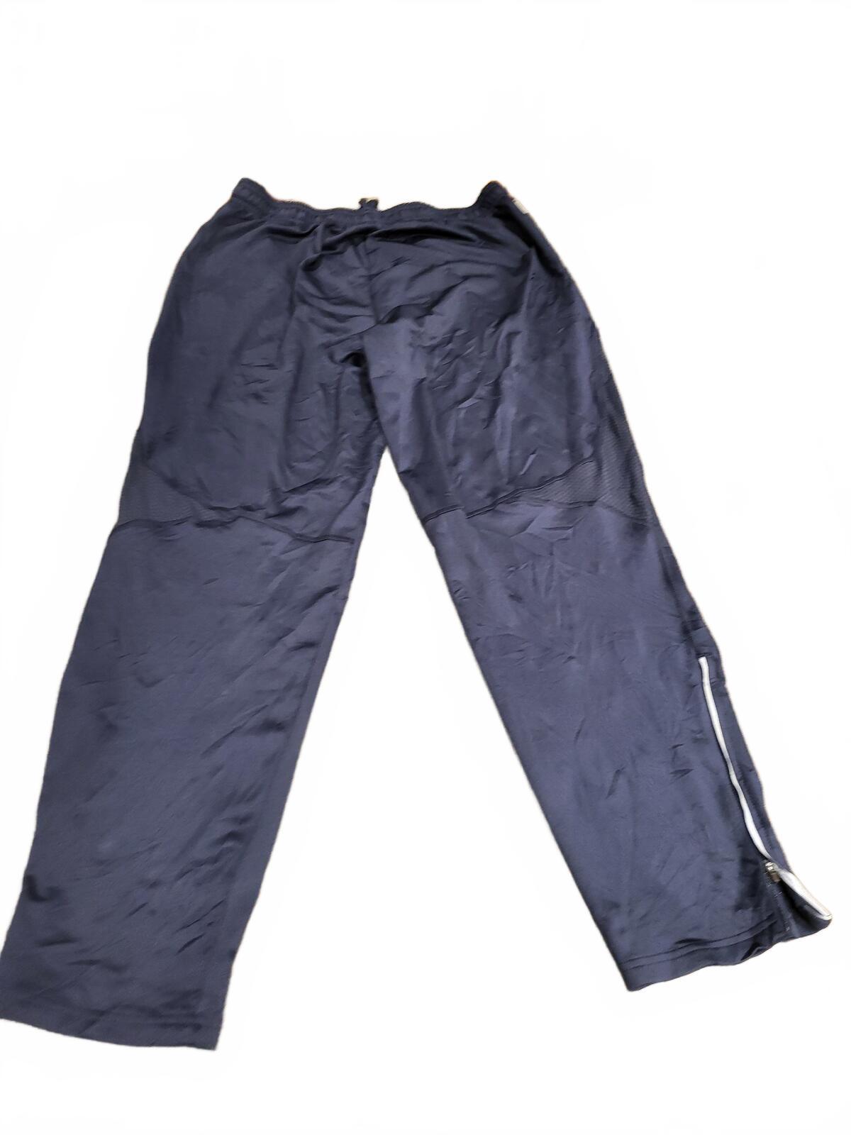 Champion Black Athletic Track Pants with Side Zippers - XL