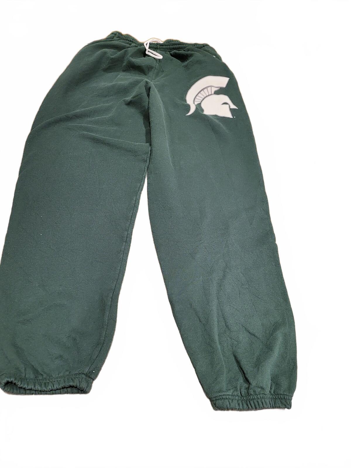 Champion Michigan State Spartans Joggers Men’s L – Green –  Cuffed – Collegiate