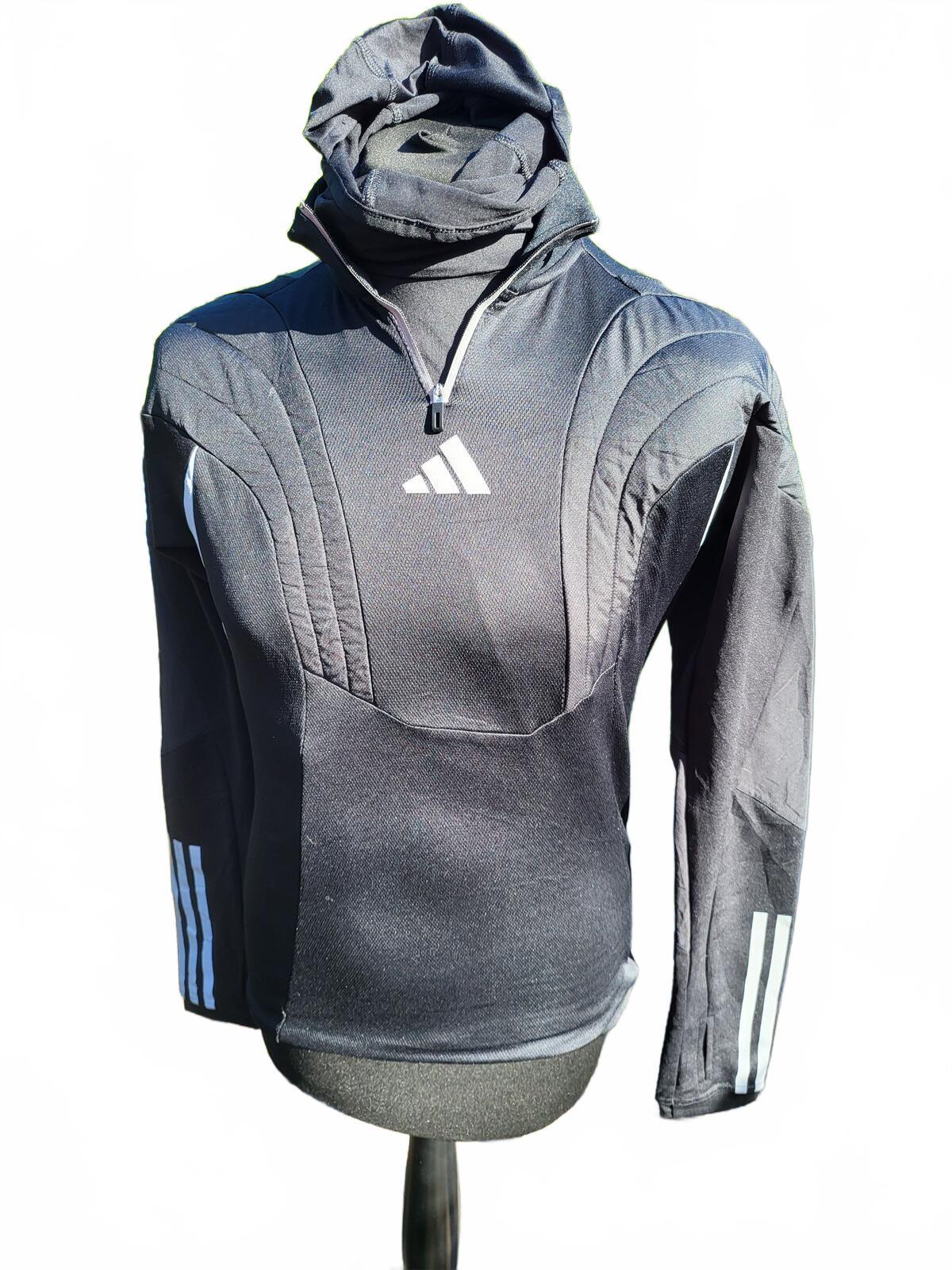 Adidas Tiro 23 Competition Winterized Top Mens Small S Black 1/4 Zip Hoodie Gym